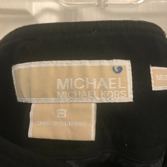 Michael Michael Kors Wide Leg "Millbrook Fit" Black Pants, Size 8 - Picture 4 of 6